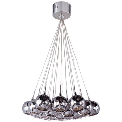 Starburst Multi-Light Pendant - Mirror Chrome by ET2 Lighting - Starlight Lighting USA and Canada